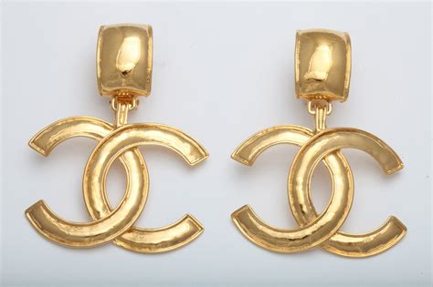 chanel cc logo dangle earrings|Chanel earrings official website.